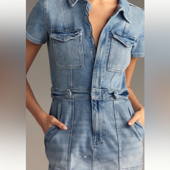 NWT Good American Fit For Success Denim
Mini Dress Sz 1 = Small - Picture 3 of 13